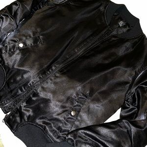 Black Bomber Jacket